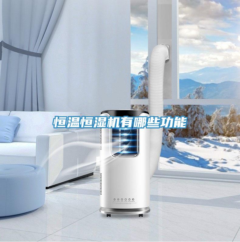 恒溫恒濕機有哪些功能
