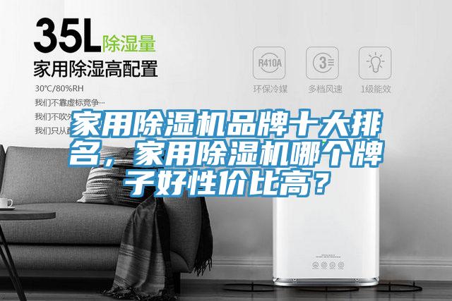 家用除濕機品牌十大排名，家用除濕機哪個牌子好性價比高？