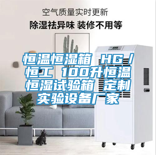 恒溫恒濕箱 HG/恒工 100升恒溫恒濕試驗箱 定制實驗設備廠家