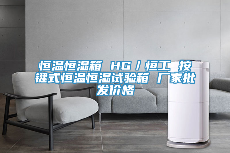 恒溫恒濕箱 HG／恒工 按鍵式恒溫恒濕試驗箱 廠家批發價格