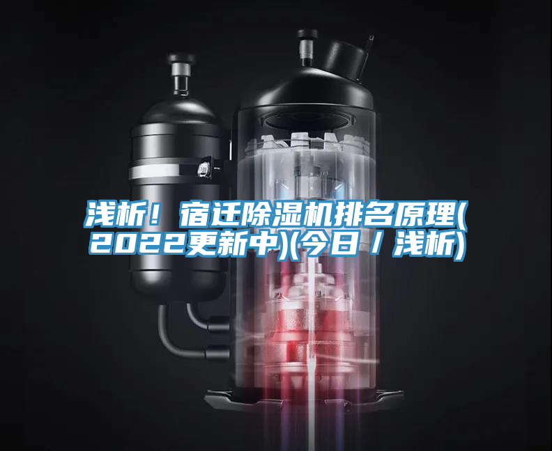 淺析!宿遷除濕機排名原理(2022更新中)(今日/淺析)