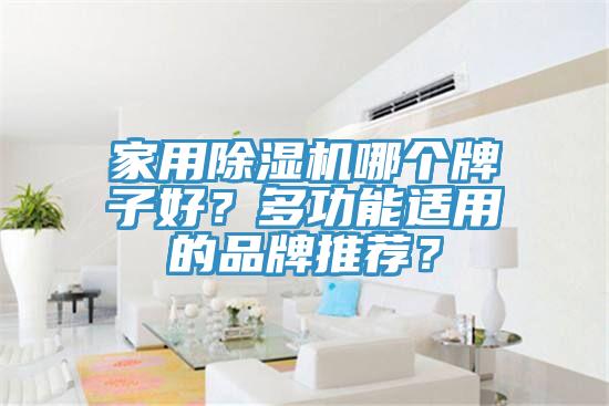 家用除濕機哪個牌子好?多功能適用的品牌推薦?