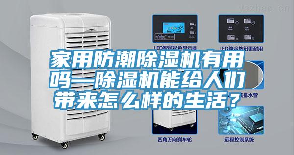 家用防潮除濕機有用嗎—除濕機能給人們帶來怎么樣的生活？