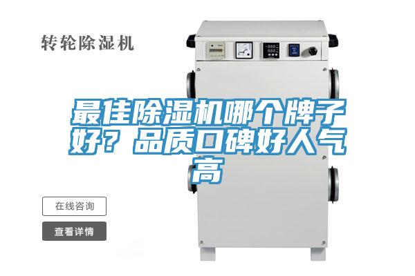 最佳除濕機哪個牌子好？品質口碑好人氣高