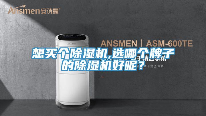 想買個除濕機,選哪個牌子的除濕機好呢？