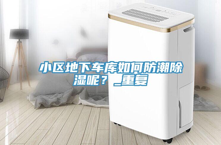 小區地下車庫如何防潮除濕呢？_重復