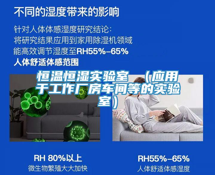 恒溫恒濕實(shí)驗(yàn)室 （應(yīng)用于工作廠(chǎng)房車(chē)間等的實(shí)驗(yàn)室）