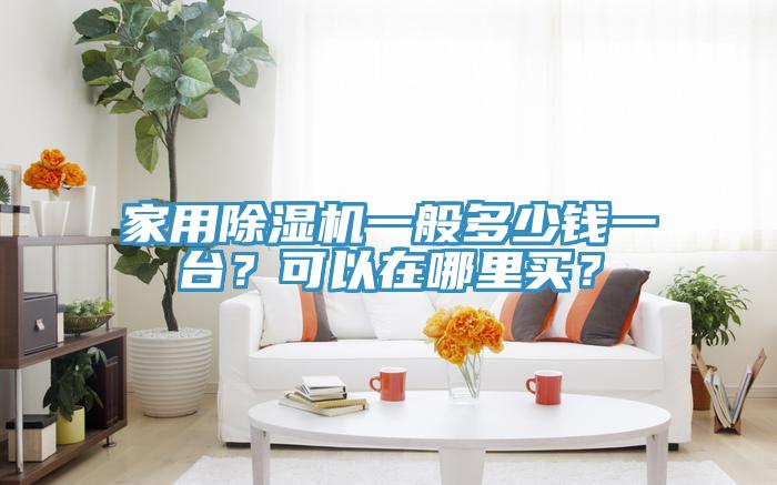 家用除濕機一般多少錢一臺？可以在哪里買？