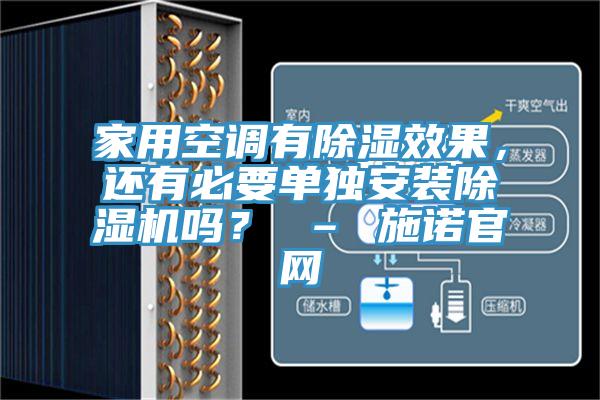 家用空調有除濕效果，還有必要單獨安裝除濕機嗎？ – 施諾官網