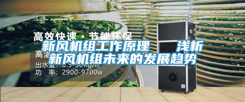 新風機組工作原理 淺析新風機組未來的發展趨勢