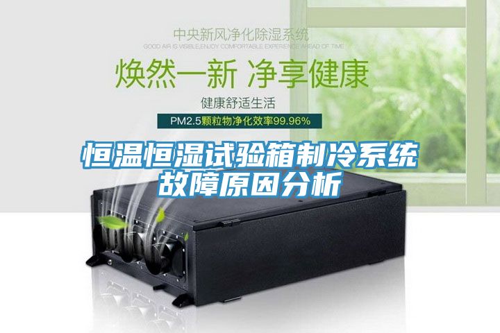 恒溫恒濕試驗箱制冷系統故障原因分析