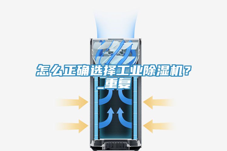 怎么正確選擇工業除濕機？_重復