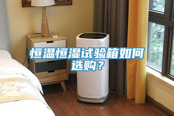 恒溫恒濕試驗(yàn)箱如何選購(gòu)？