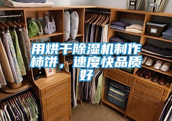 用烘干除濕機制作柿餅，速度快品質好