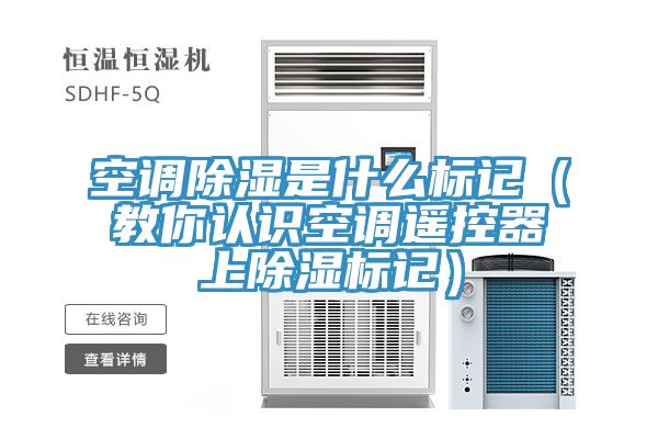 空調(diào)除濕是什么標記（教你認識空調(diào)遙控器上除濕標記）