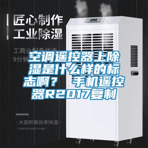 空調遙控器上除濕是什么樣的標志?。?手機遙控器R2017復制