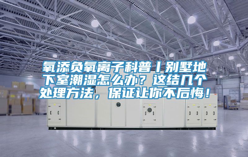 氧添負(fù)氧離子科普丨別墅地下室潮濕怎么辦？這結(jié)幾個(gè)處理方法，保證讓你不后悔！