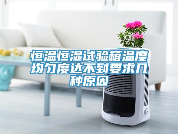 恒溫恒濕試驗箱溫度均勻度達不到要求幾種原因