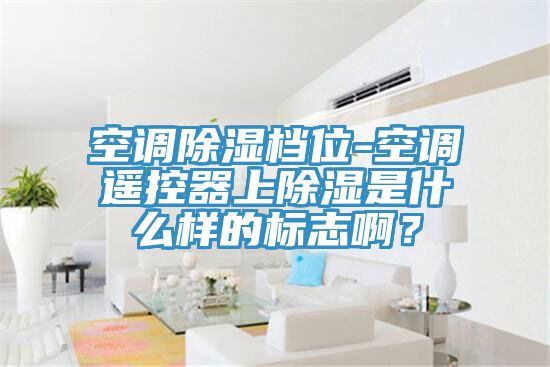 空調(diào)除濕檔位-空調(diào)遙控器上除濕是什么樣的標志啊？