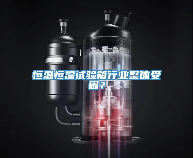 恒溫恒濕試驗箱行業整體受困？