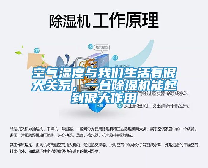 空氣濕度與我們生活有很大關系，一臺除濕機能起到很大作用