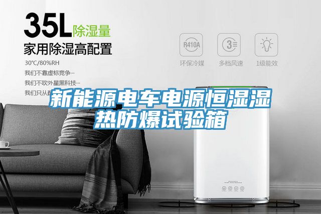 新能源電車電源恒濕濕熱防爆試驗箱