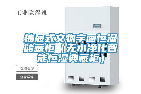 抽屜式文物字畫恒濕儲藏柜(無水凈化智能恒濕典藏柜)