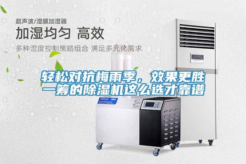輕松對抗梅雨季，效果更勝一籌的除濕機這么選才靠譜