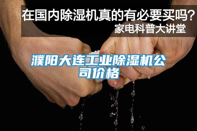 濮陽大連工業除濕機公司價格