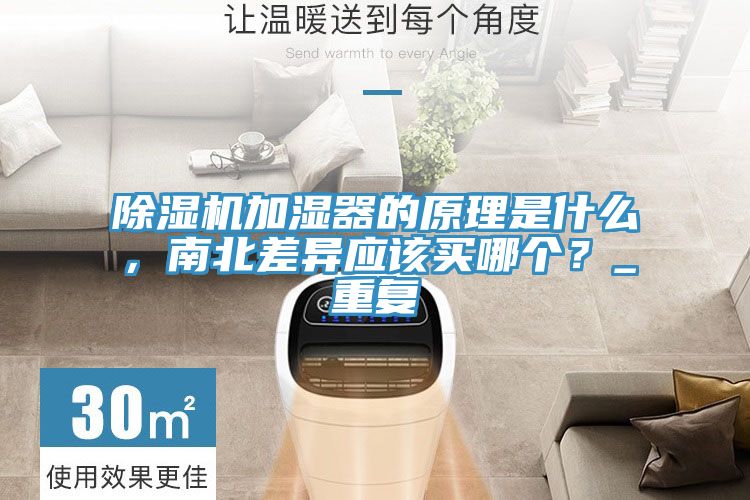 除濕機(jī)加濕器的原理是什么，南北差異應(yīng)該買哪個？_重復(fù)