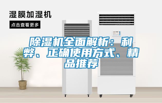 除濕機全面解析：利弊、正確使用方式、精品推薦