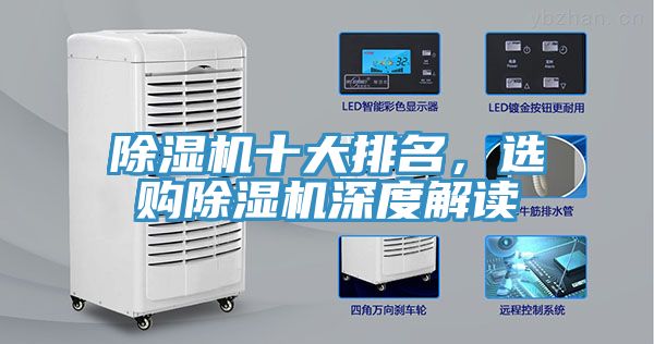 除濕機(jī)十大排名，選購除濕機(jī)深度解讀
