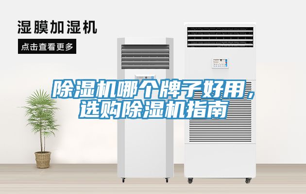 除濕機哪個牌子好用,選購除濕機指南