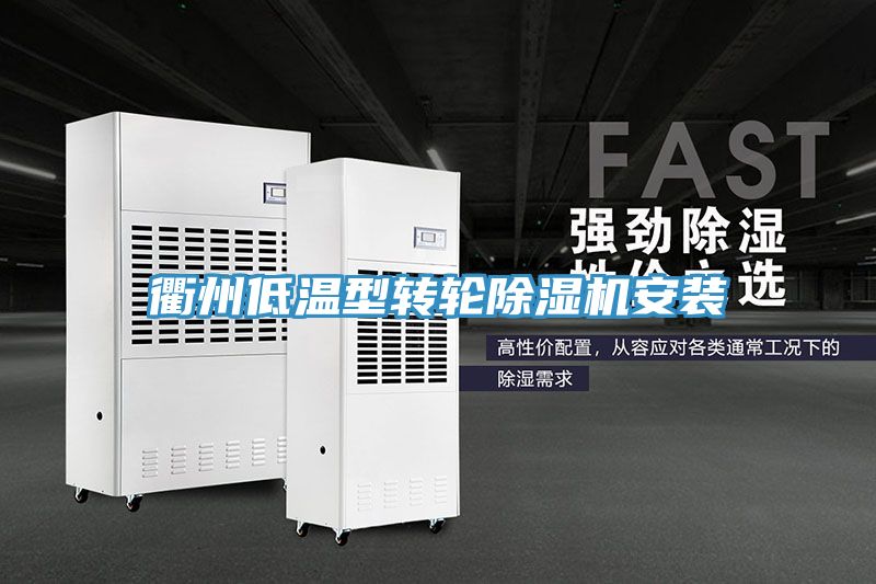 衢州低溫型轉輪除濕機安裝