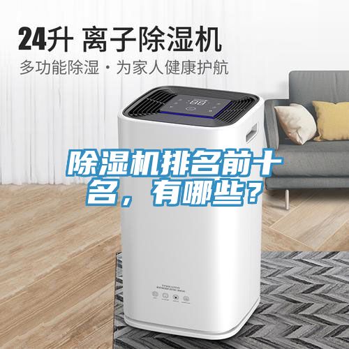 除濕機排名前十名，有哪些？