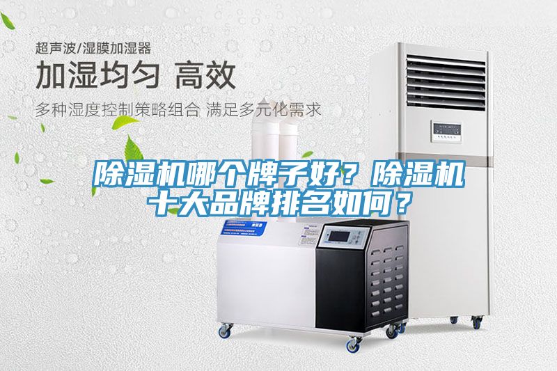 除濕機哪個牌子好？除濕機十大品牌排名如何？