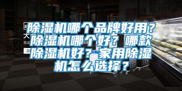 除濕機哪個品牌好用？除濕機哪個好？哪款除濕機好？家用除濕機怎么選擇？