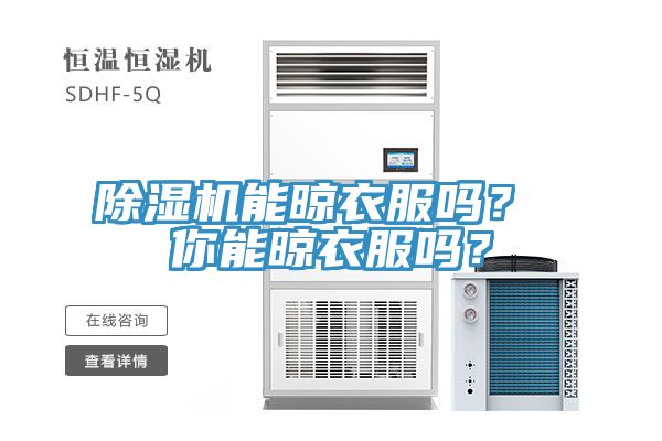 除濕機(jī)能晾衣服嗎？ 你能晾衣服嗎？