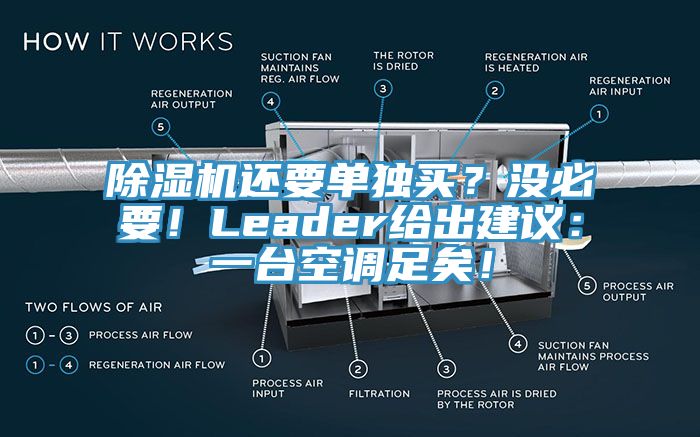 除濕機還要單獨買？沒必要！Leader給出建議：一臺空調足矣！