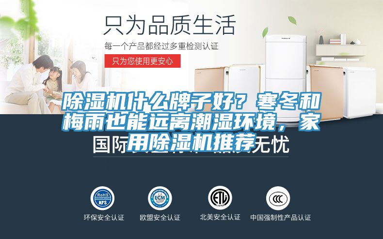 除濕機什么牌子好？寒冬和梅雨也能遠離潮濕環境，家用除濕機推薦