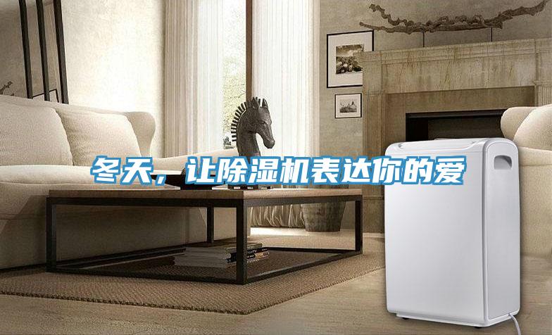 冬天，讓除濕機表達你的愛