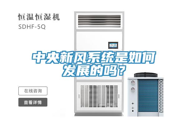 中央新風系統(tǒng)是如何發(fā)展的嗎？