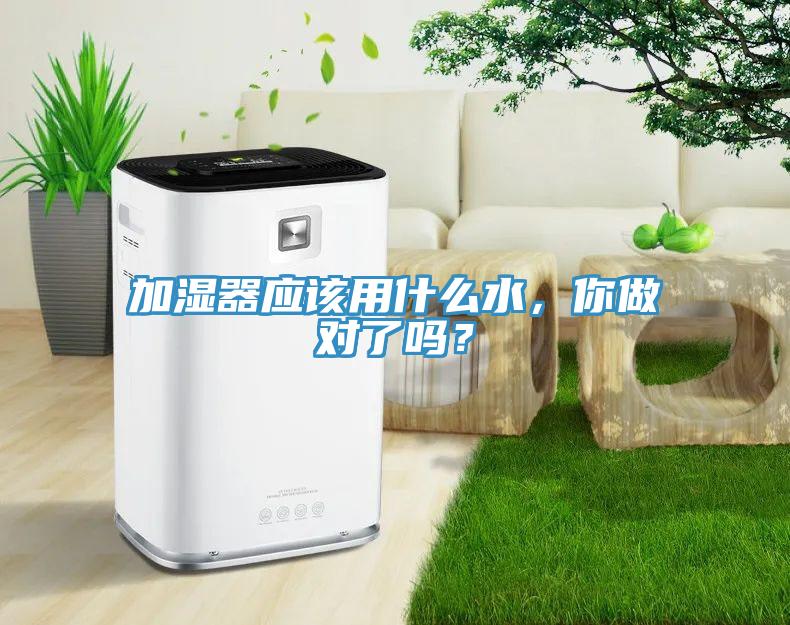 加濕器應該用什么水，你做對了嗎？