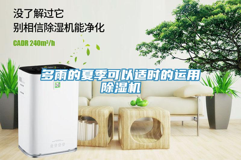 多雨的夏季可以適時(shí)的運(yùn)用除濕機(jī)